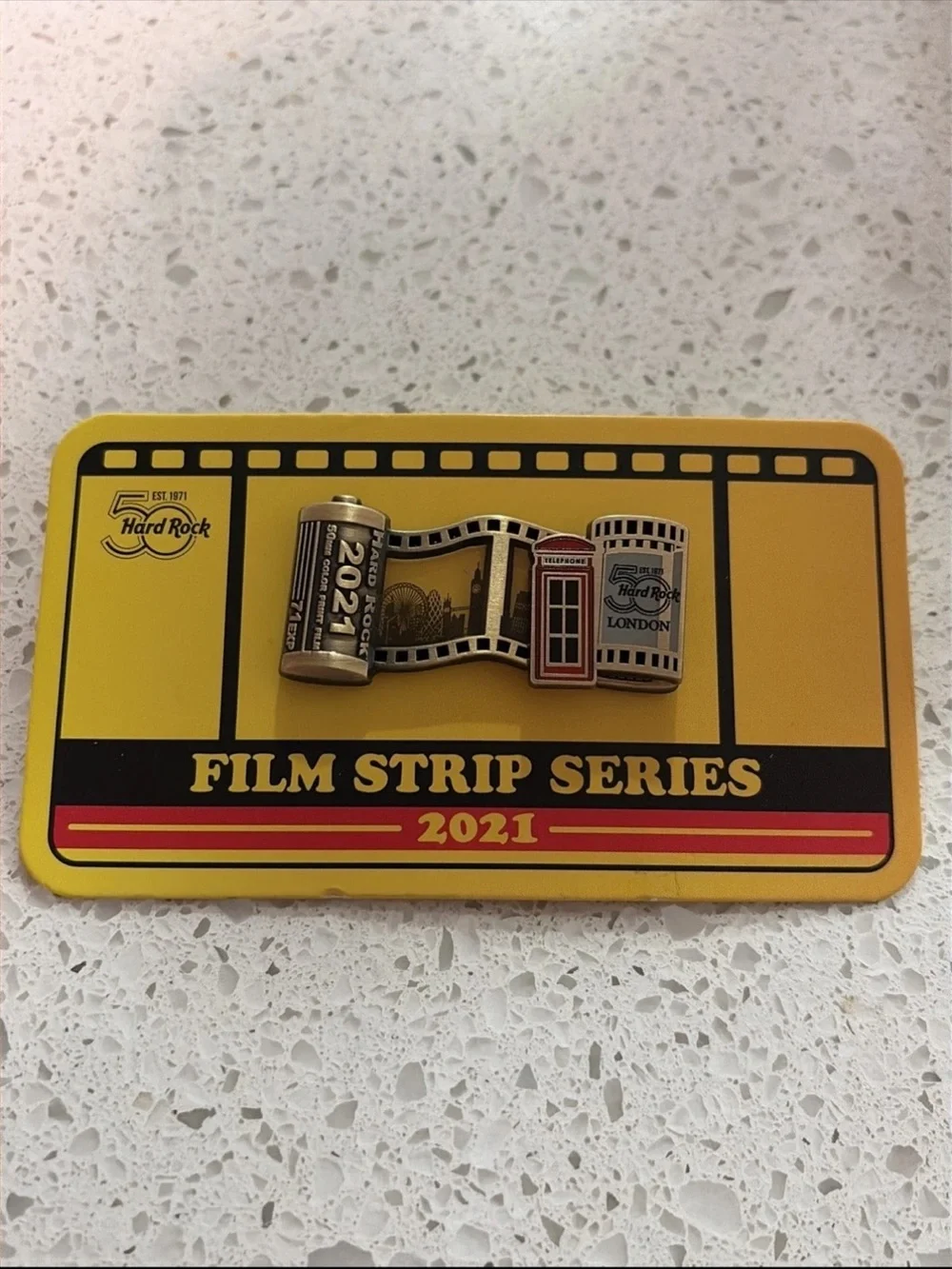 Hard Rock Cafe London 50th Anniversary Film Strip Series 2021 Pin LE 250 New